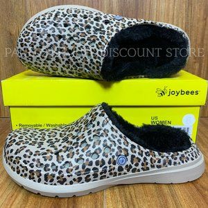 JOYBEES Women's Men's Unisex Cozy Clog Faux Fur Lined (Removable) Slip-on